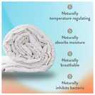 Slumberdown Wool Duvet Medium Weight King Size (British brand)