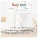 Slumberdown Wool Duvet Medium Weight King Size (British brand)