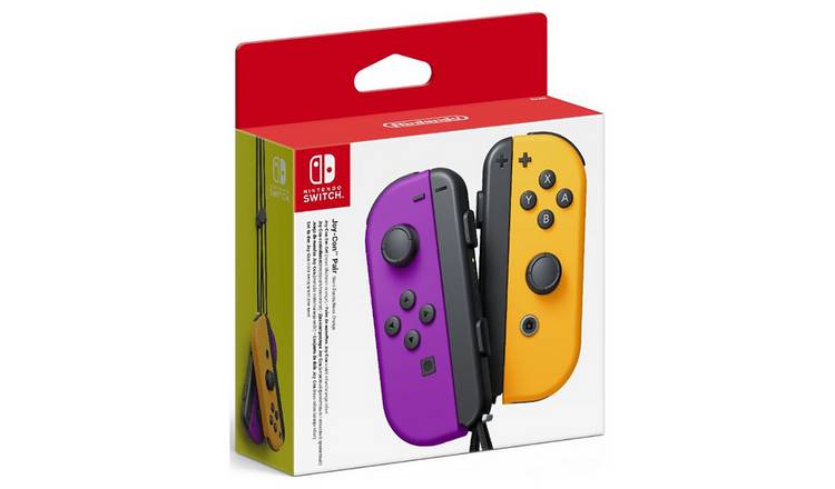 Nintendo Switch Joy-Con Controller Pair - Purple & Orange GOODS Argos