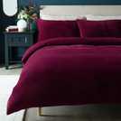 Habitat berry fleece duvet set for double bed, UK version