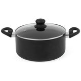 Russell Hobbs 24cm diamond stone aluminium stock pot, imported from the UK