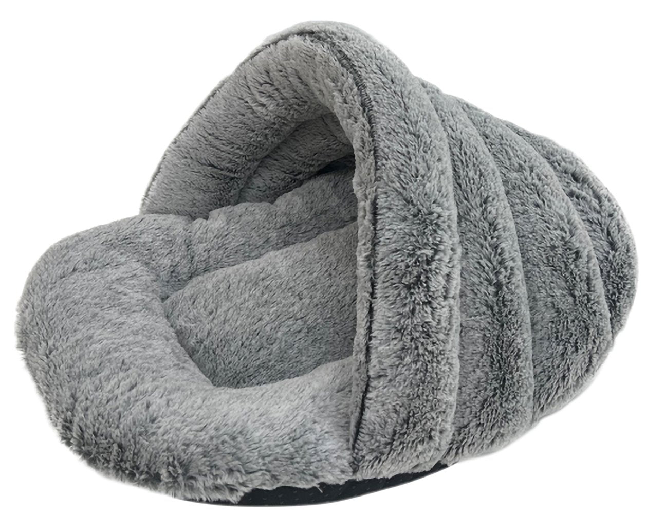 Fluffy Hooded Pet Bed Large - British product