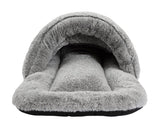 Fluffy Hooded Pet Bed Large - British product