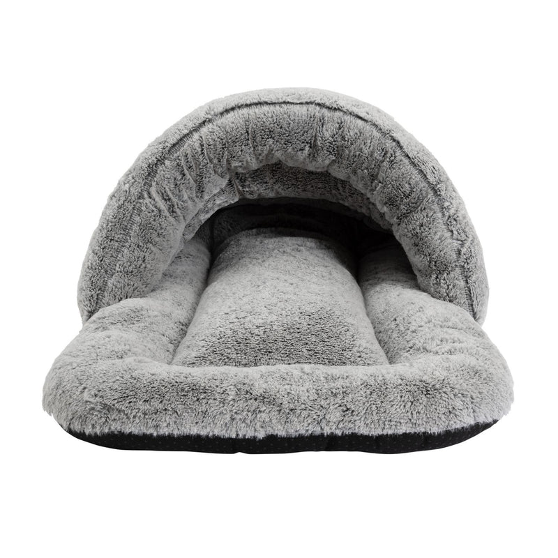 Fluffy Hooded Pet Bed Large - British product