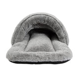 Fluffy Hooded Pet Bed Large - British product