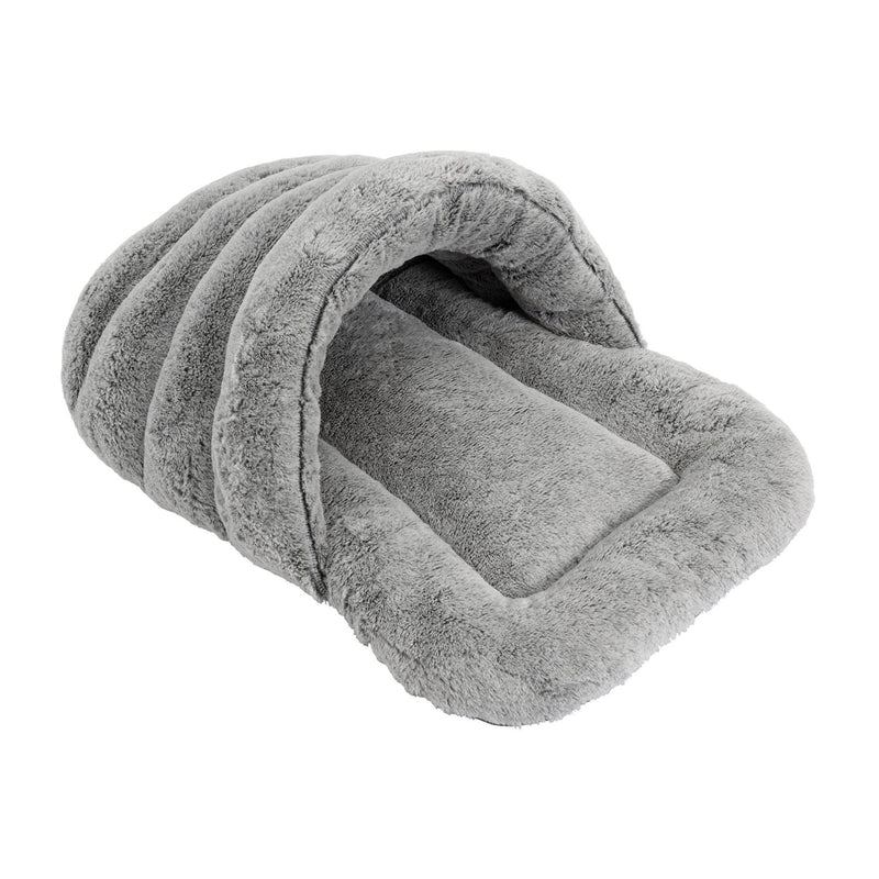 Fluffy Hooded Pet Bed Large - British product