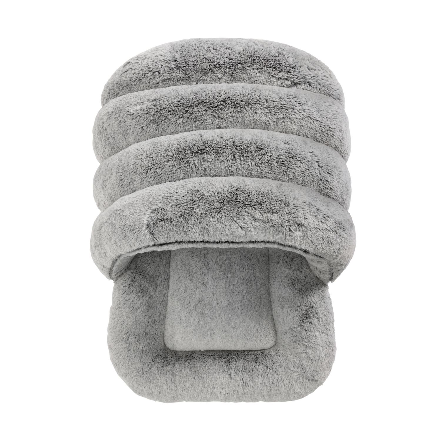 Fluffy Hooded Pet Bed Large - British product
