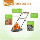 Flymo corded hover lawnmower 27cm - British product