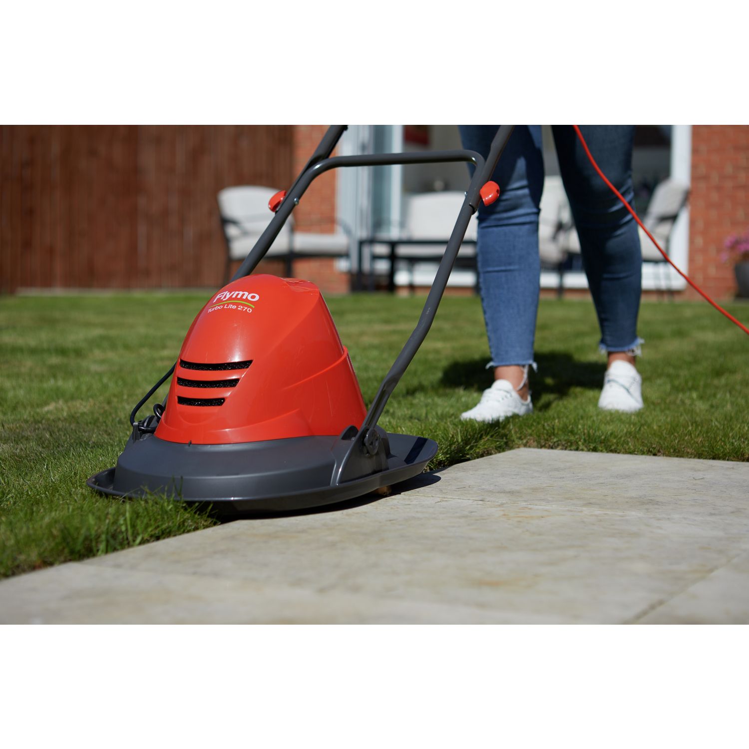 Flymo corded hover lawnmower 27cm - British product