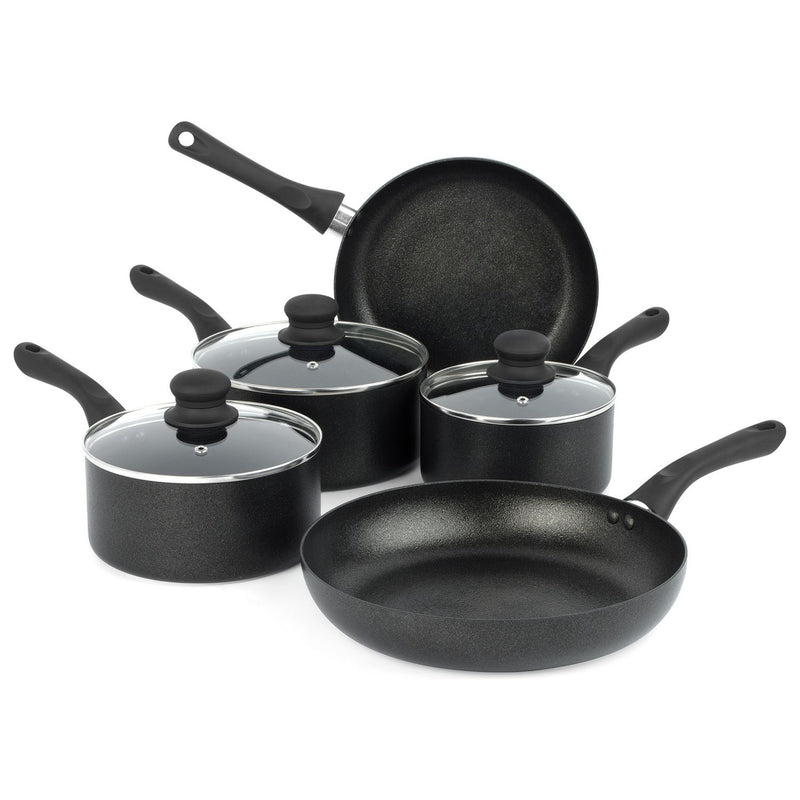 Russell Hobbs Diamond Stone 5 piece saucepan set, UK version