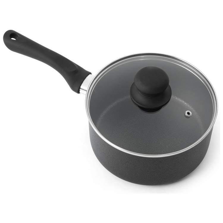 Russell Hobbs Diamond Stone 5 piece saucepan set, UK version