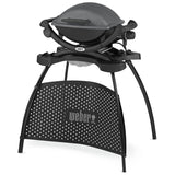 Weber Q 1400 electric barbecue with stand (British brand)