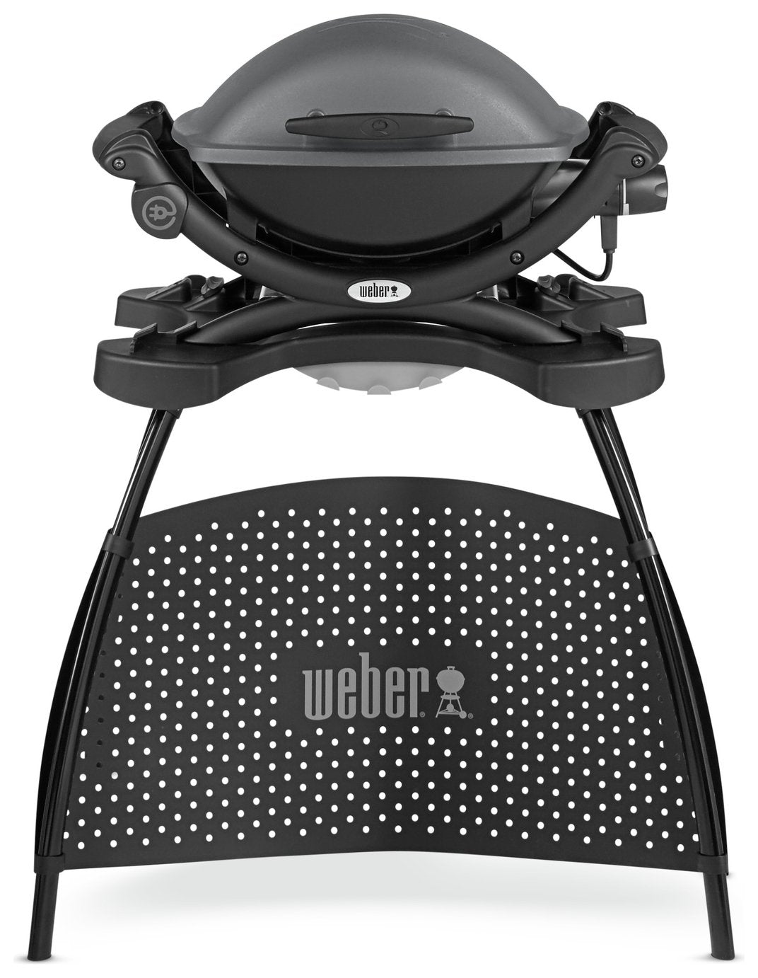 Weber Q 1400 electric barbecue with stand (British brand)