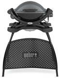 Weber Q 1400 electric barbecue with stand (British brand)