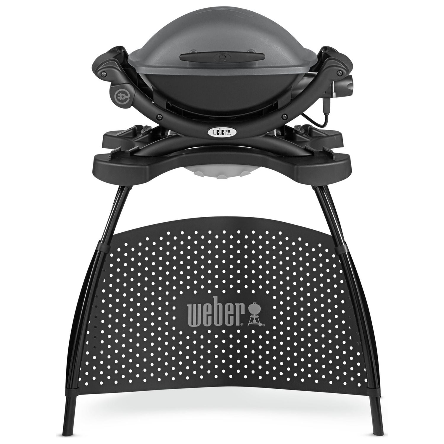 Weber Q 1400 electric barbecue with stand (British brand)