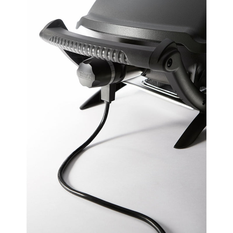Weber Q 1400 electric barbecue with stand (British brand)