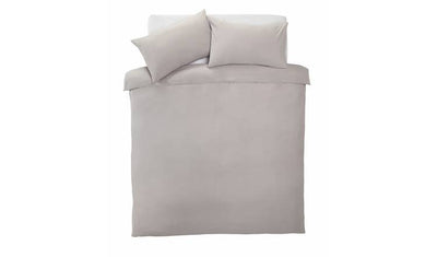 Argos Silentnight Supersoft Plain Dove Grey Duvet Cover Set Kingsize- Buy online at McGrocer