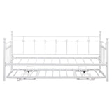 Argos Home Abigail metal daybed with trundle in white - British product