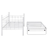 Argos Home Abigail metal daybed with trundle in white - British product