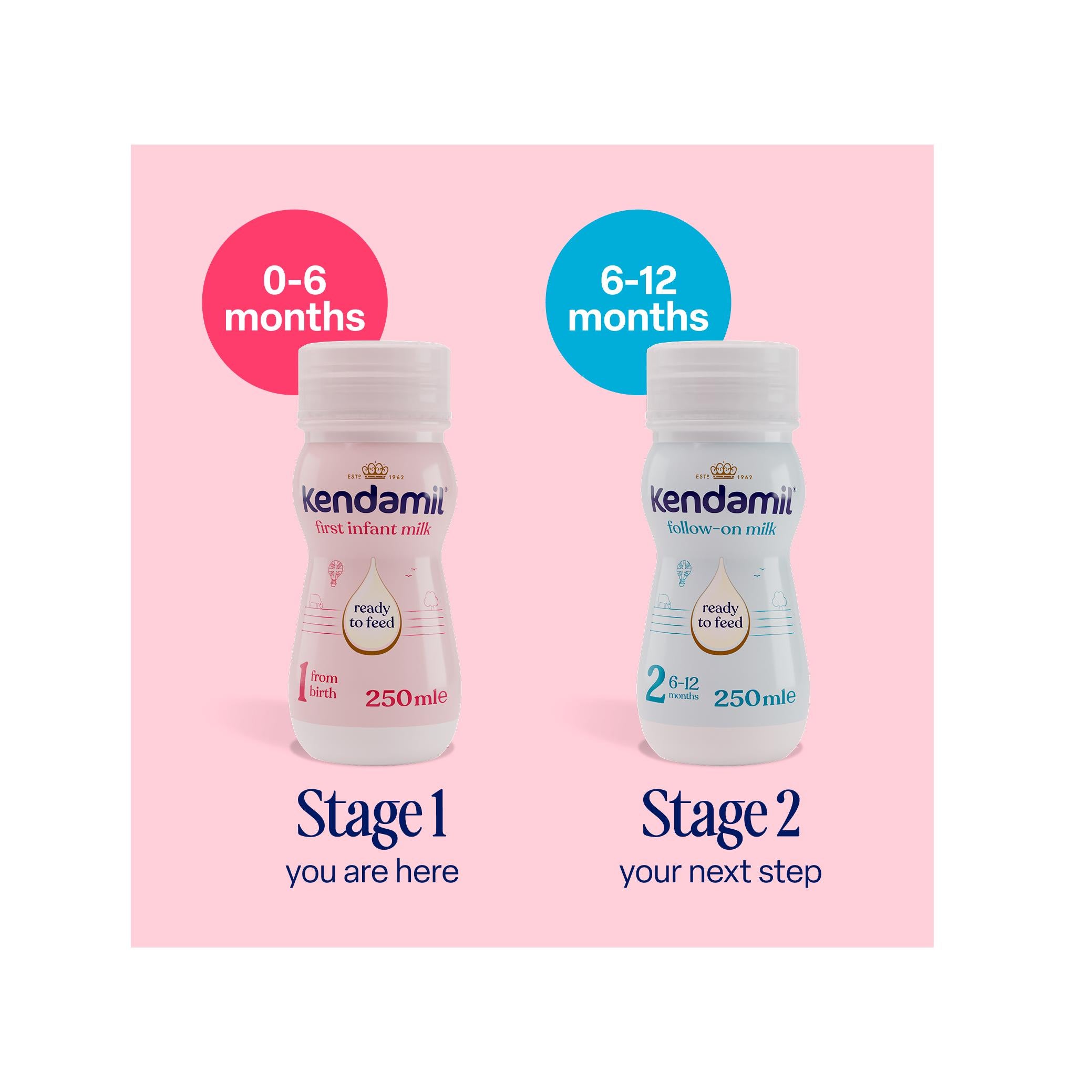 Kendamil First Infant Milk baby formula 250ml (British brand)