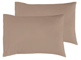 Habitat Cotton Rich 180 TC standard pillowcase pair in taupe, UK version