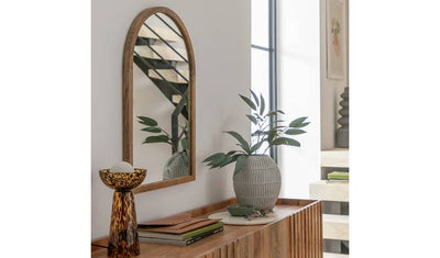 Argos Habitat Mango Wood Arch Wall Mirror 70x50cm- Buy online at McGrocer