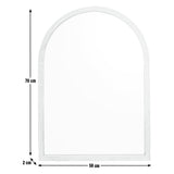 Habitat Mango Wood Arch Wall Mirror 70x50cm, UK version