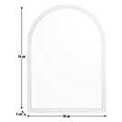 Habitat Mango Wood Arch Wall Mirror 70x50cm, UK version