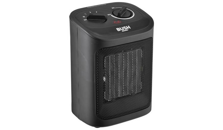 Bush 2kW ceramic fan heater compact size H22.4cm (British brand)