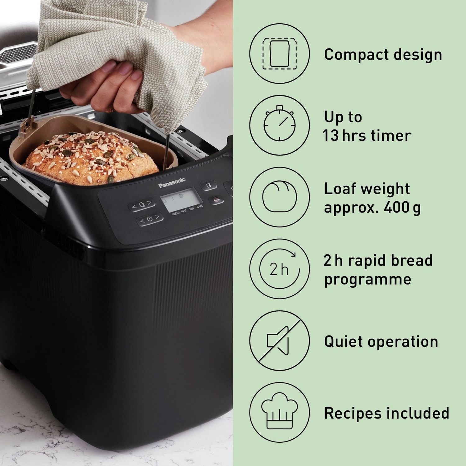 Panasonic mini breadmaker 400g (British brand)