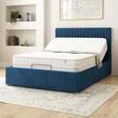 Aspire Grant adjustable ottoman storage bed Navy Single - British product