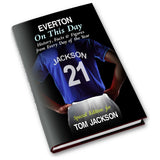 Everton On This Day personalised book 19.3x12.2x1.8cm, imported from the UK