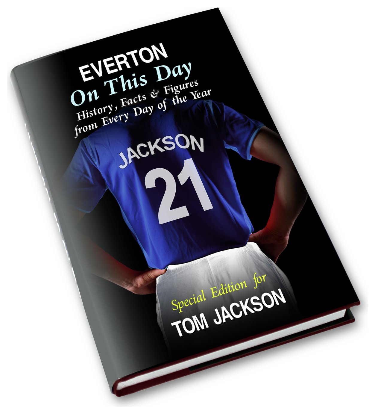Everton On This Day personalised book 19.3x12.2x1.8cm, imported from the UK