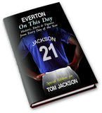 Everton On This Day personalised book 19.3x12.2x1.8cm, imported from the UK