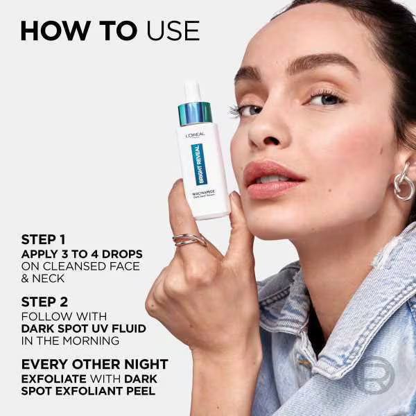L'Oreal Bright Reveal serum 30ml, imported from the UK
