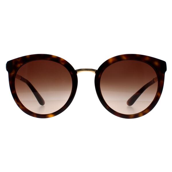 Lunettes de soleil Dolce & Gabbana 4268 marron dégradé - Produit britannique