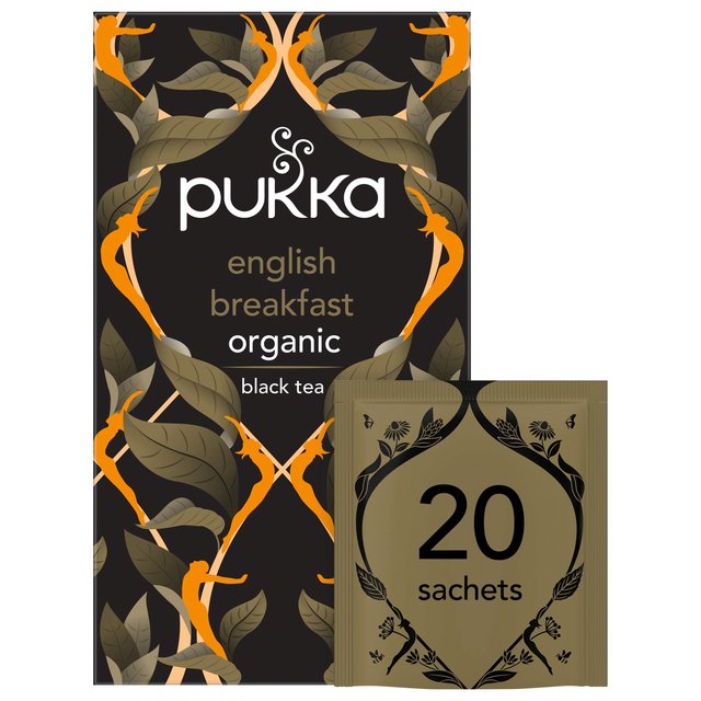 Pukka Tea Organic Elegant English Breakfast Tea Bags   20 per pack GOODS M&S   