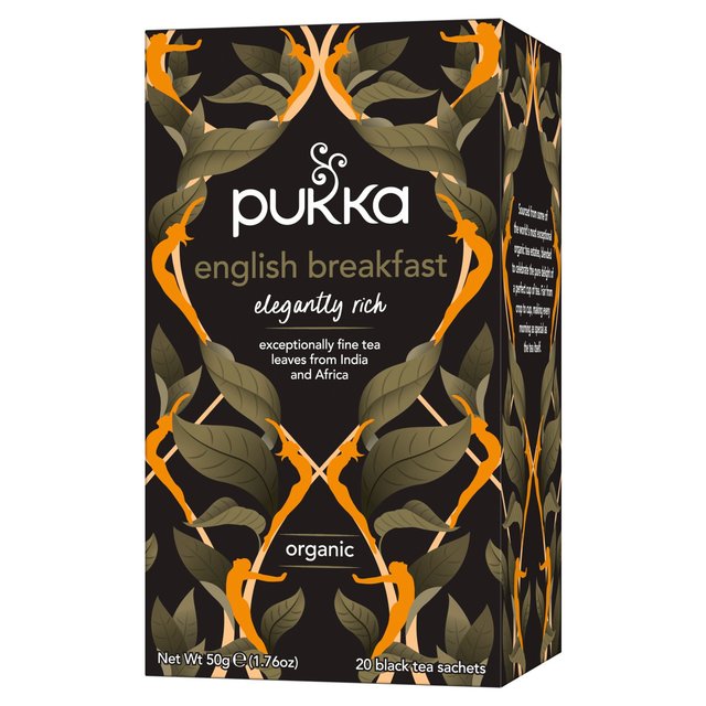 Pukka Tea Organic Elegant English Breakfast Tea Bags   20 per pack GOODS M&S   