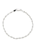 Silver twist bracelet 19cm (British brand)