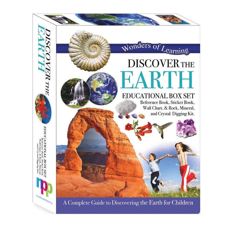 Kids educational box set with 4 themes human body dinosaurs earth volcanoes, imported from the UK