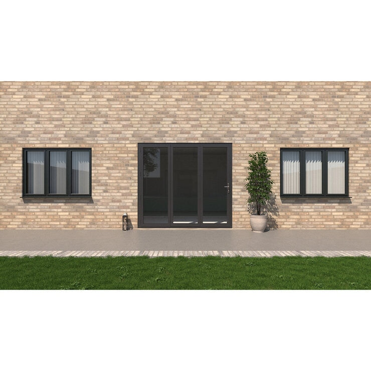 Clear Edge bi-fold aluminium door 210-230cm height (British brand)