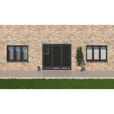 Clear Edge bi-fold aluminium door 210-230cm height (British brand)