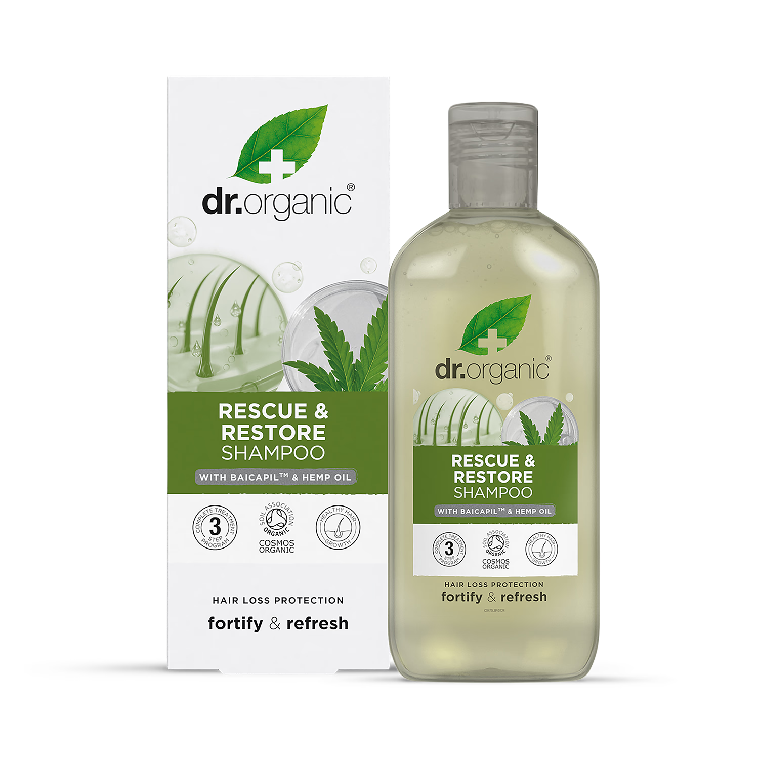 Dr Organic Hemp Oil shampoo 265ml - British product