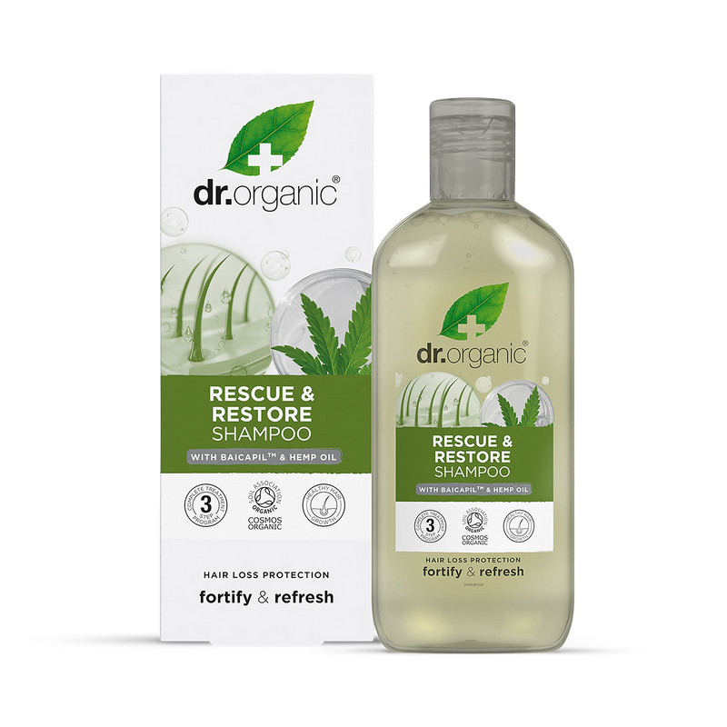 Dr Organic Hemp Oil shampoo 265ml - British product
