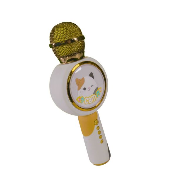 Lazerbuilt Squishmallows Cam the Cat karaoke microphone, UK version