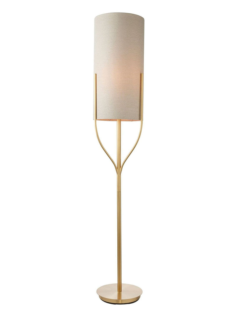 Gallery Home Nanaimo brass floor lamp - British product