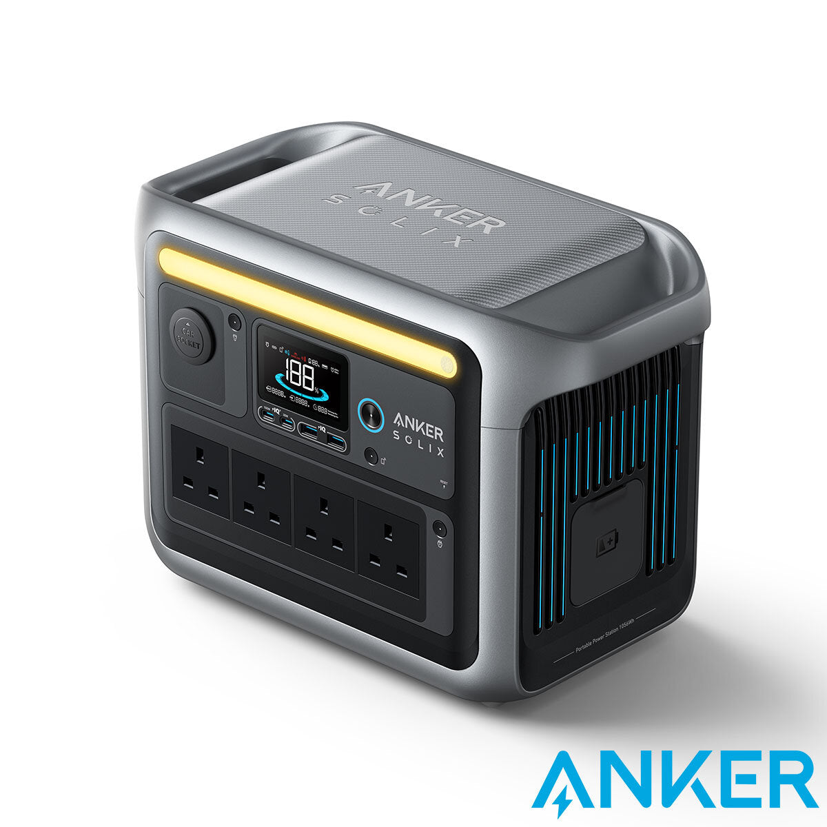 Station d'alimentation portable Anker SOLIX C1000X 1056 Wh - Produit britannique