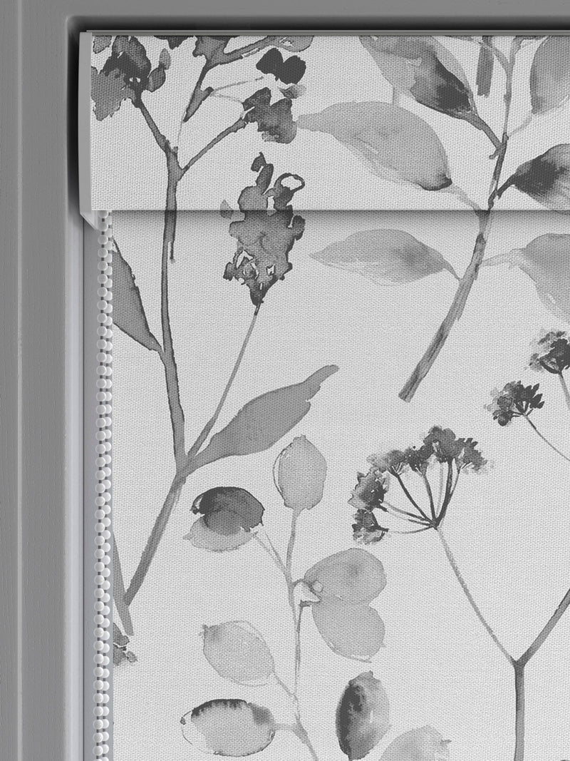Next Isla Floral roller blind grey made to measure, imported from the UK
