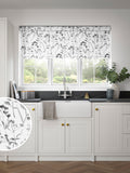Next Isla Floral roller blind grey made to measure, imported from the UK