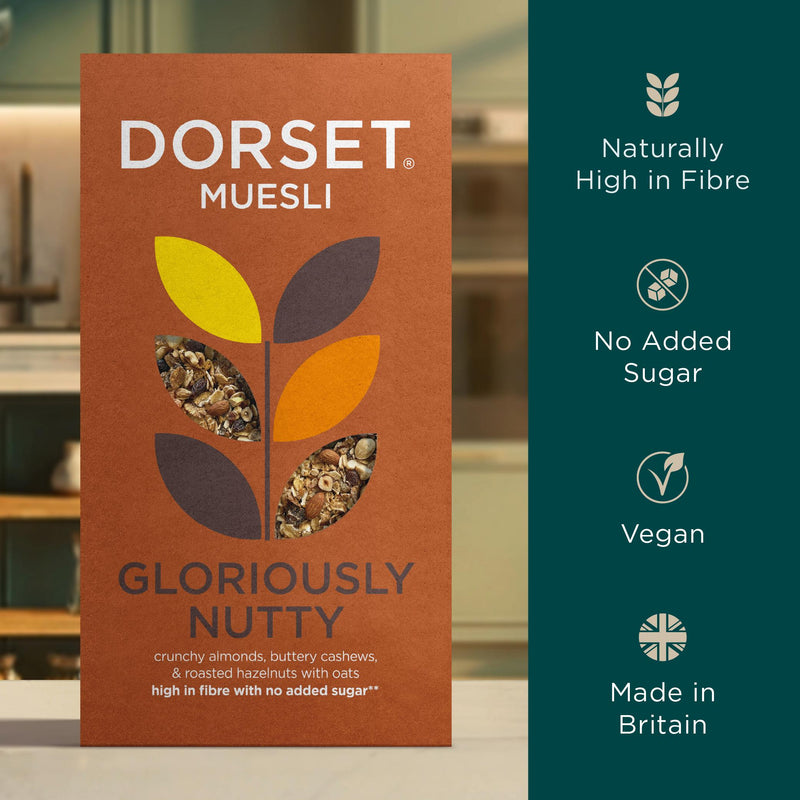 Dorset Cereals Gloriously Nutty muesli 500g, UK version